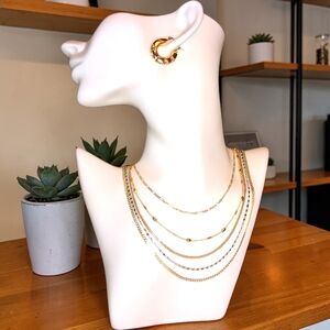 💥2 for $40💥 Pretty Bird 14K Rose Gold Plated 18-inch Figaro Chain $25 Each